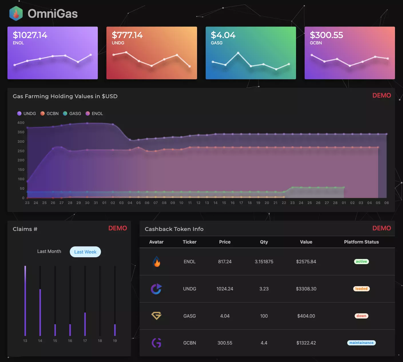 OmniGas screenshot 2