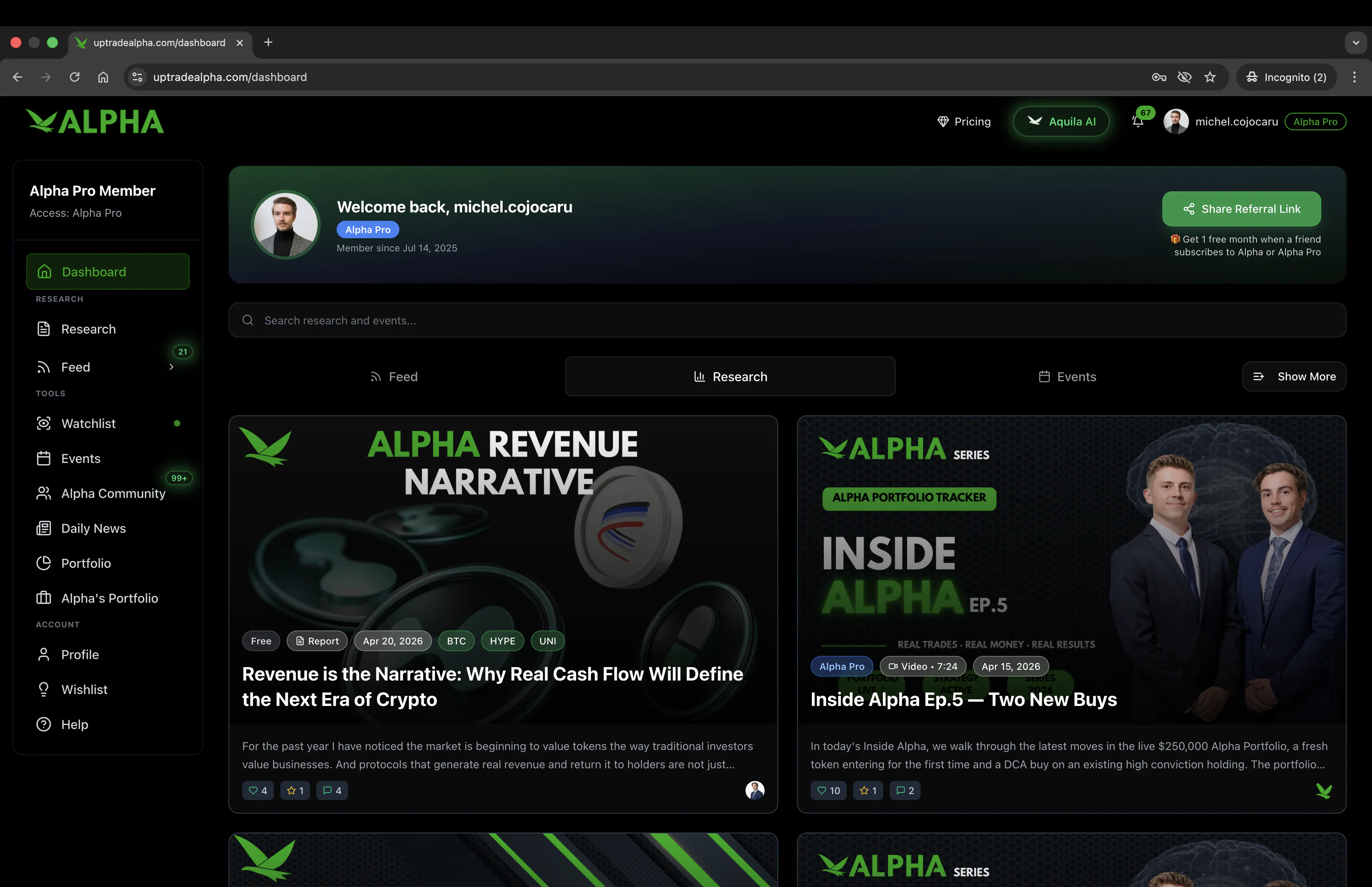 UpTrade Alpha screenshot 2